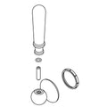 KOHLER Service Kit, Handle Assembly - Matte Black, K-1421949-BL