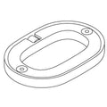 KOHLER Ceiling Mount Escutcheon Assembly - Vibrant Brushed Bronze, K-1422237-BV