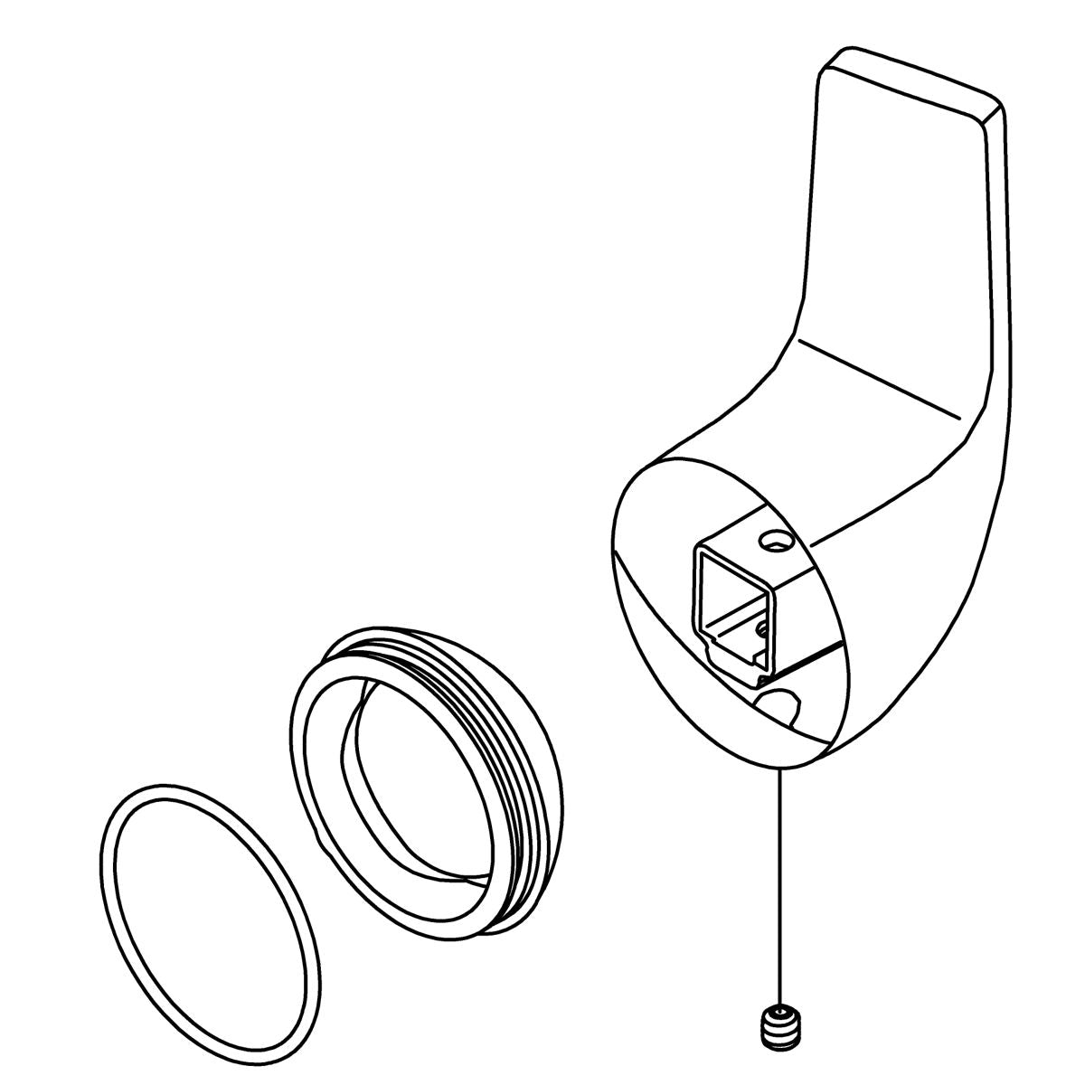 KOHLER Handle Assembly - Vibrant Brushed Moderne Brass, K-1422700-2MB