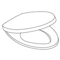 KOHLER Veil Toilet Seat - White, K-1422715-0
