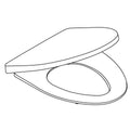 KOHLER Reach-Up Toilet Seat - White, K-1422716-0