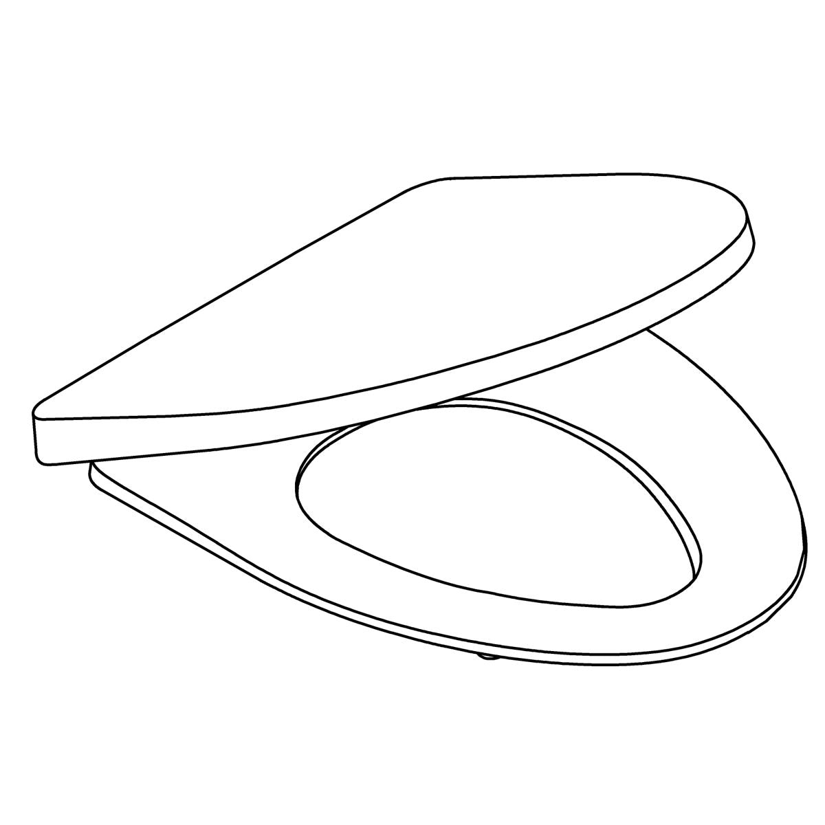 KOHLER Reach-Up Toilet Seat - White, K-1422716-0