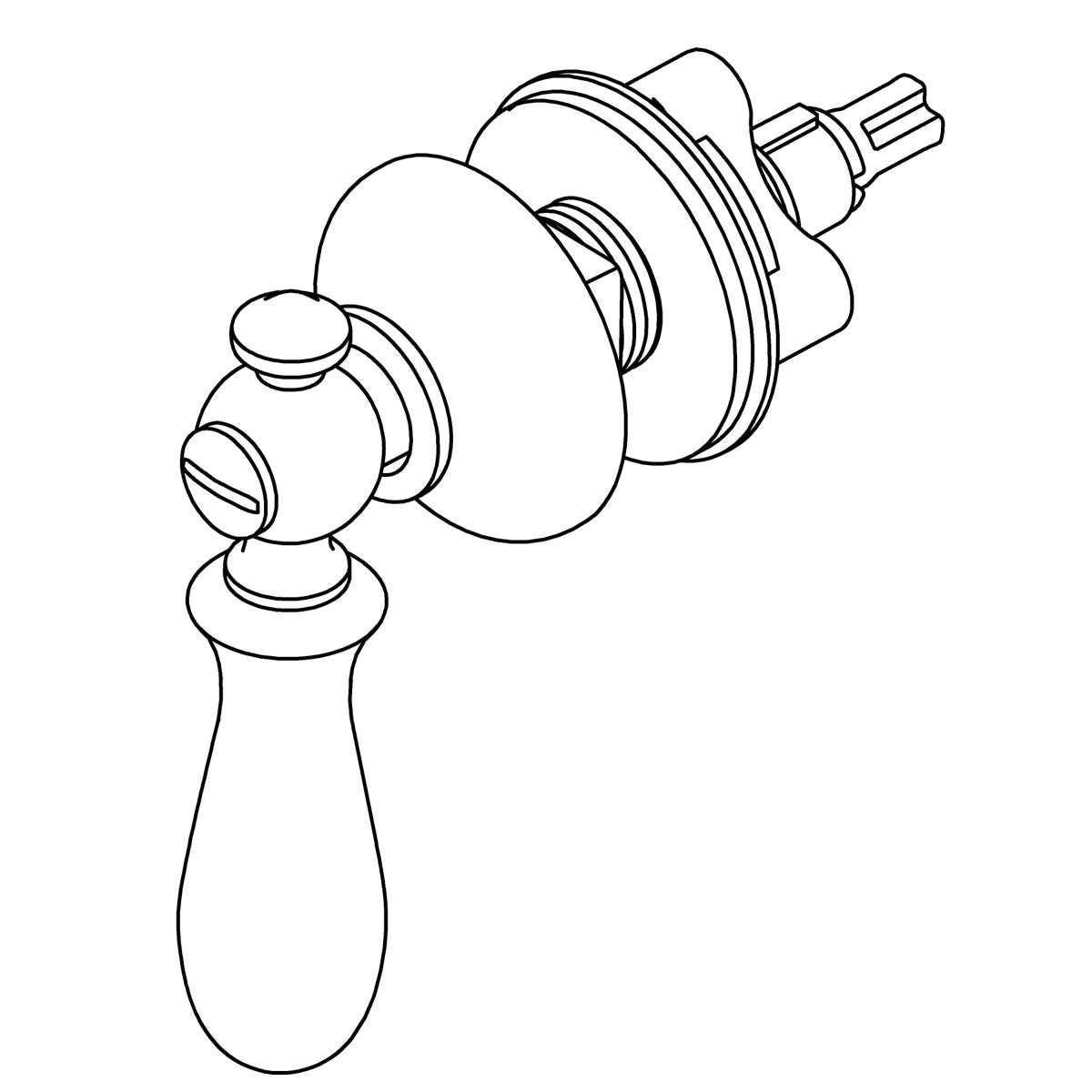 KOHLER Trip Lever - Polished Chrome, K-1422735-CP