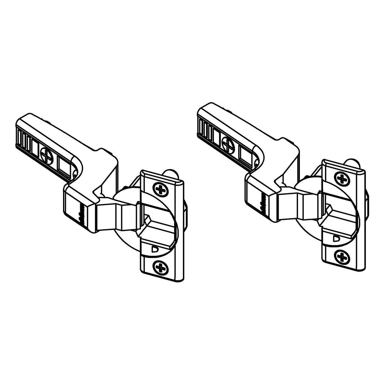 KOHLER Door Hinge Service Kit, Inset, K-1423660