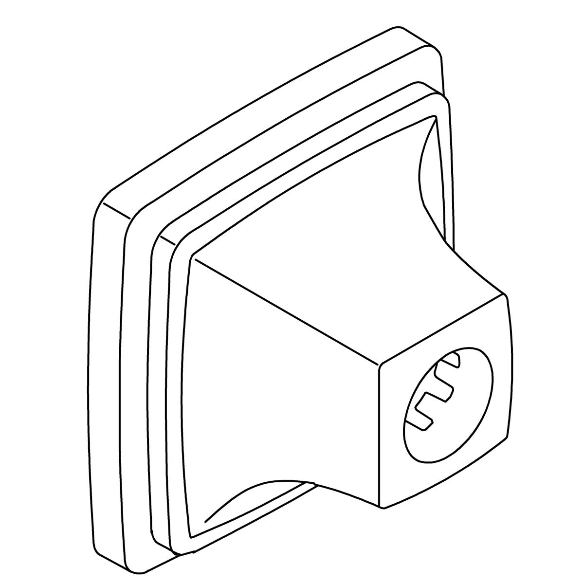 KOHLER Flange, Shower Arm - Matte Black, K-1423703-BL