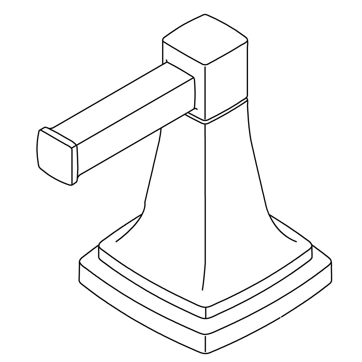 KOHLER Handle Assembly, Lever - Vibrant Brushed Moderne Brass, K-1423787-2MB