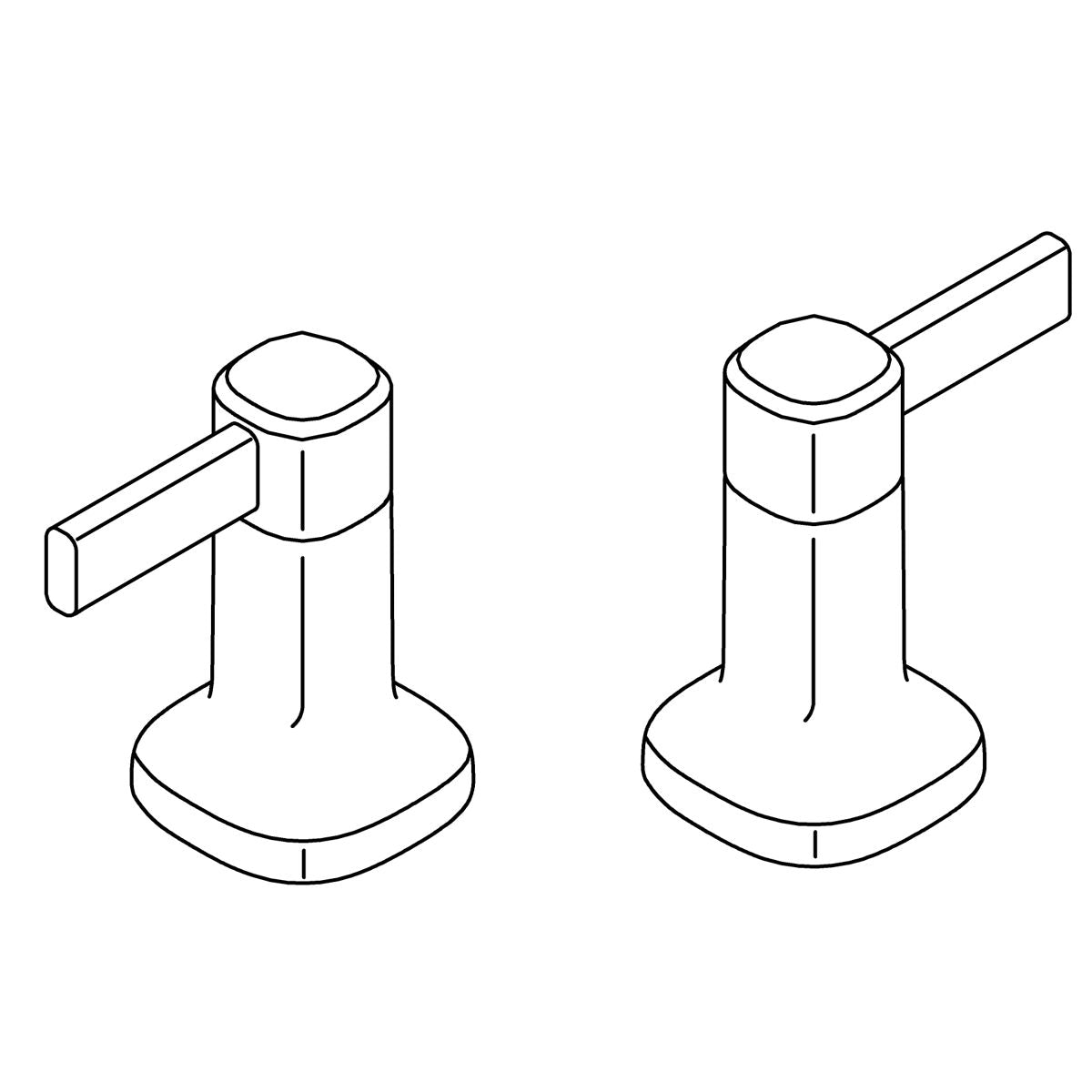 KOHLER Handle Kit - Vibrant Brushed Nickel, K-1424820-BN