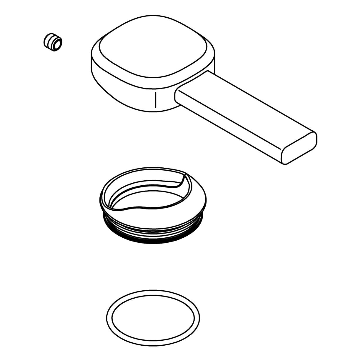 KOHLER K-1424822-BL Handle Kit