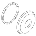 KOHLER Escutcheon Assembly, Shower Trim - Matte Black, K-1425475-BL