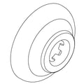 KOHLER Flange, Shower Arm - Matte Black, K-1425484-BL