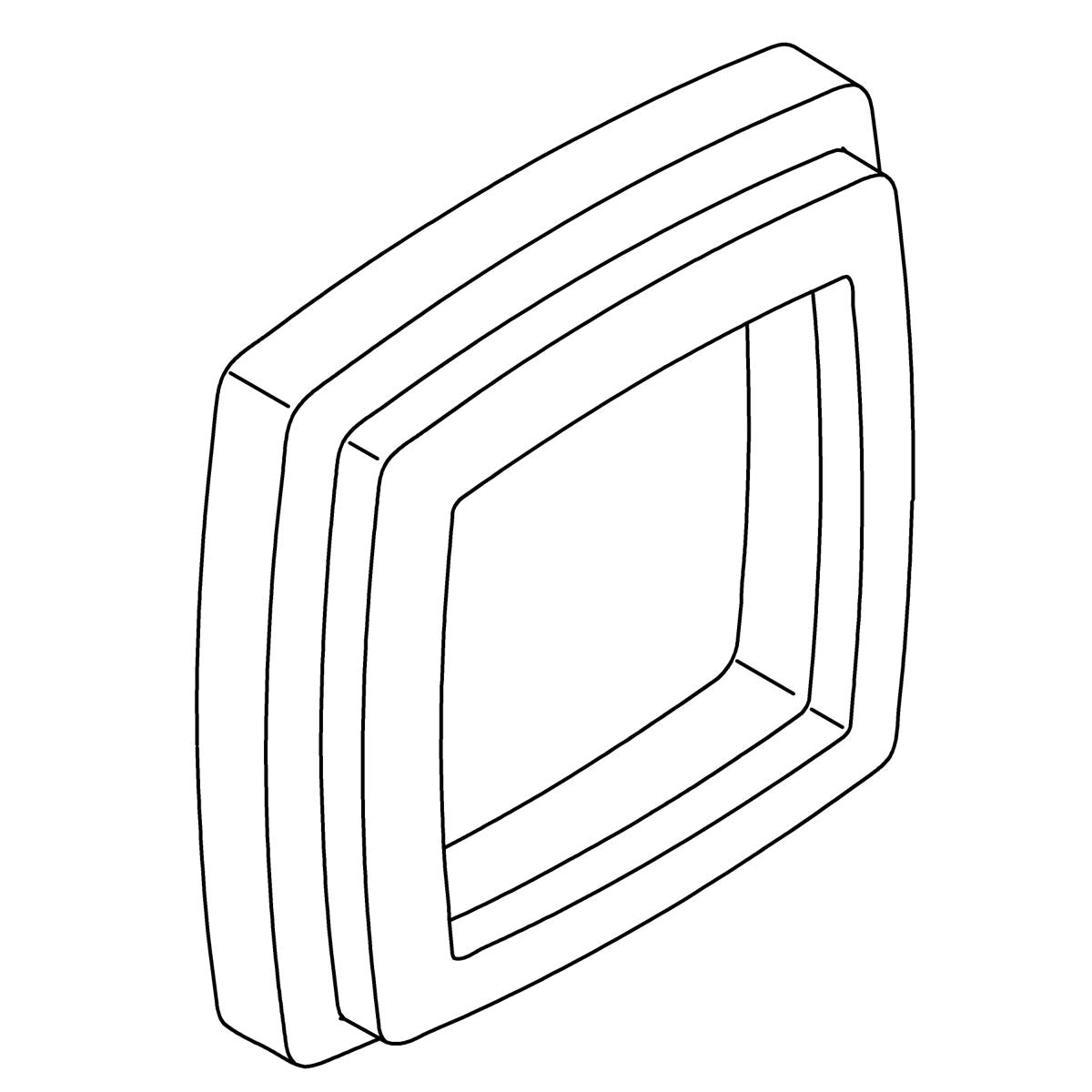 KOHLER Assembly, Handle Escutcheon - Matte Black, K-1427108-BL