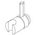 KOHLER Handle Assembly - Matte Black w/Moderne Brass Trim, K-1427176-BMB