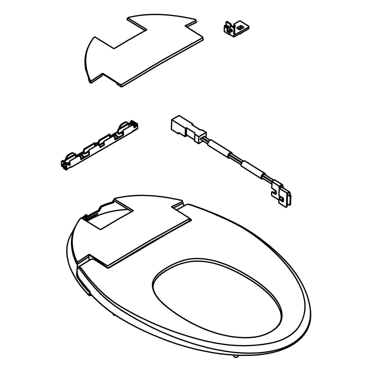 KOHLER Ring Assembly - White, K-1427345-0