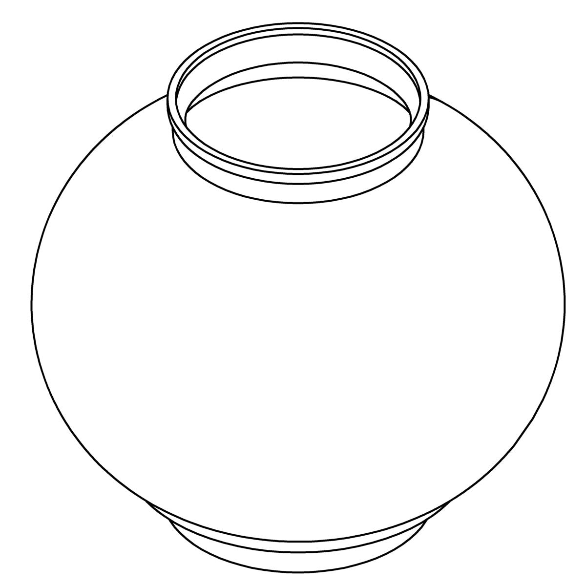 KOHLER Damask Bowl Glass Shade, K-1427591