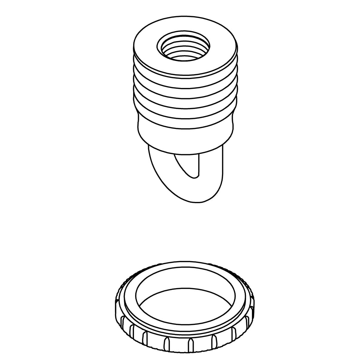 KOHLER Ring, Coupling And Loop - Brushed Moderne Brass, K-1427625-2GL