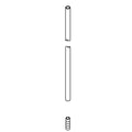 KOHLER 3" Downrod Kit - Polished Chrome, K-1427628-CPL