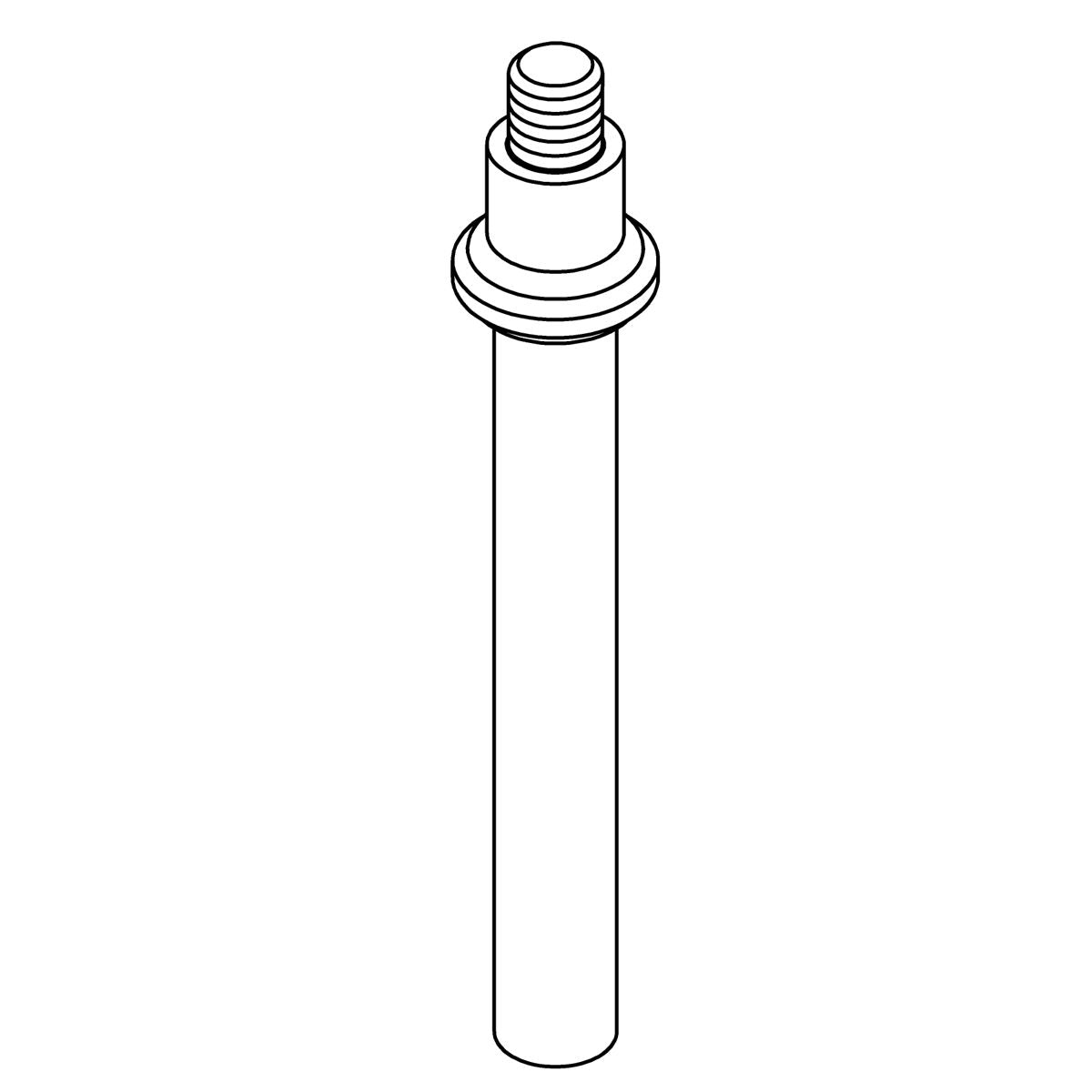 KOHLER Downrod, ∅12.5 X 76Mm X 1.2Mm - Brushed Moderne Brass, K-1427632-2GL