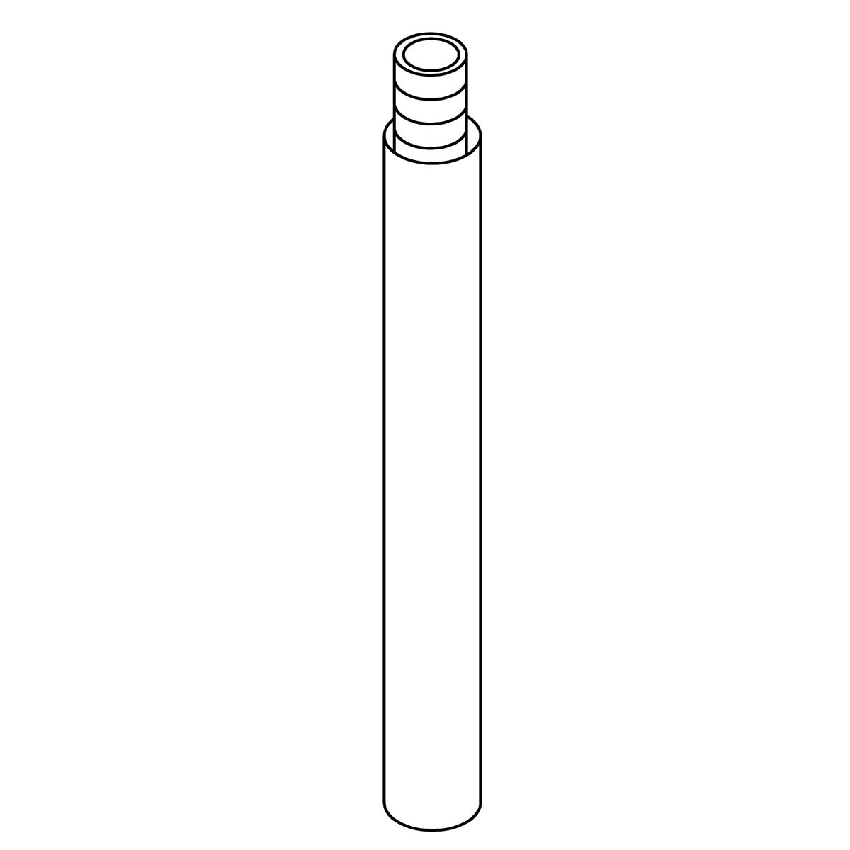 KOHLER Downrod, ∅12.5 X 305Mm X 1.2Mm - Brushed Moderne Brass, K-1427634-2GL