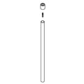 KOHLER Damask Linear Top Rod - Oil-Rubbed Bronze, K-1427637-BZL