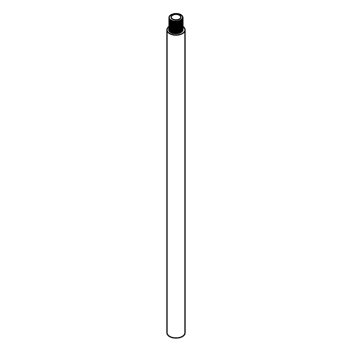 KOHLER Pendant/Semiflush Downrod - Matte Black, K-1427639-BLL