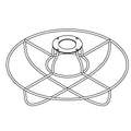 KOHLER Cage 291Mm - 11.7/16" - Matte White, K-1427649-WHL