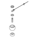 KOHLER Ball Joint - Oil-Rubbed Bronze, K-1427660-BZL