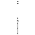 KOHLER Damask Linear Lower Rod - Oil-Rubbed Bronze, K-1427662-BZL