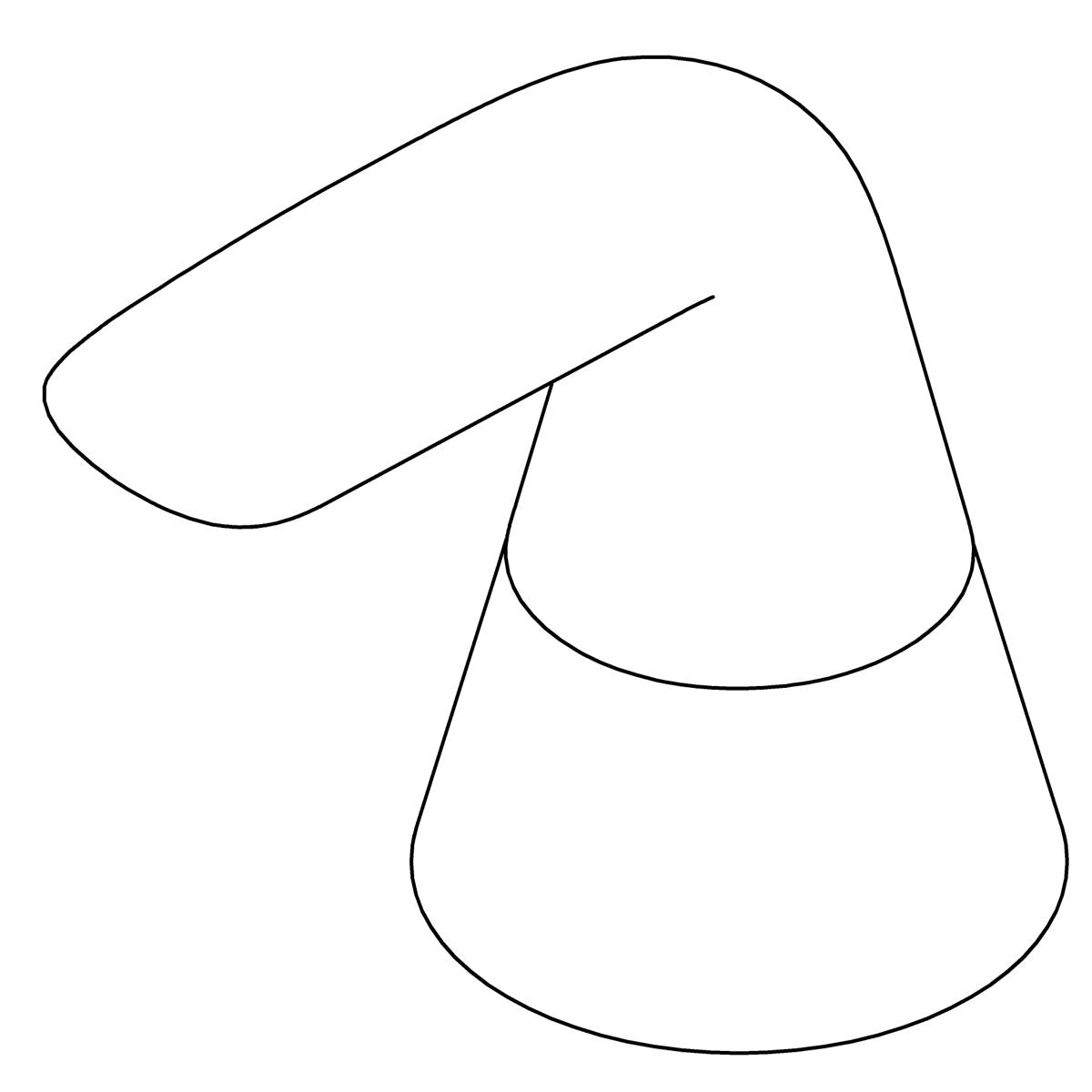 KOHLER Service Kit, Handle, Hot - Matte Black, K-1429485-BL