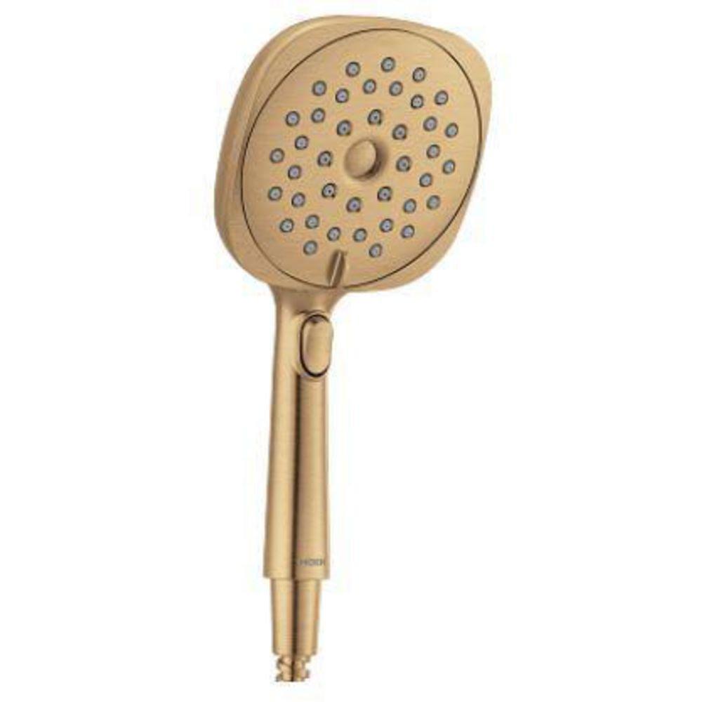 MOEN 220H5EPBZG Verso 5" Eco-Performance Handheld Shower with Infiniti Dial - Bronzed Gold