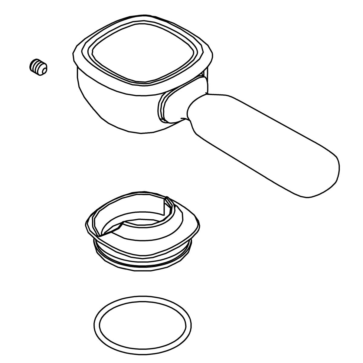 KOHLER Kit, Handle Assembly - Matte Black, K-1430547-BL