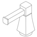 KOHLER Handle Assembly, Lever - Vibrant Brushed Moderne Brass, K-1430860-2MB