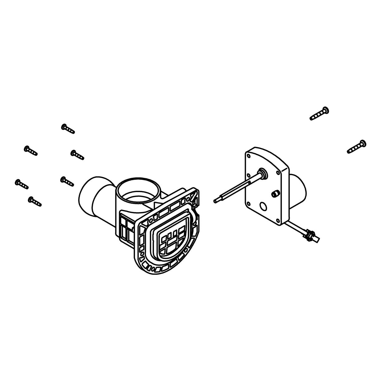 KOHLER K-1430895 Kit, Above Floor Valve Assembly