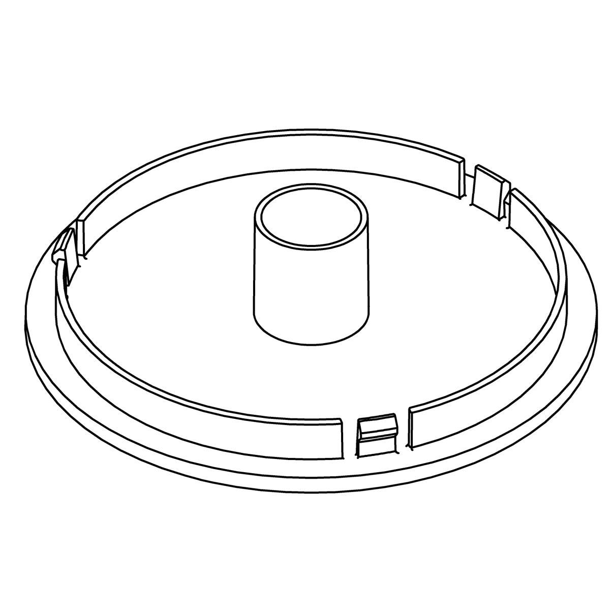 KOHLER Swing Arm Cap Kit - Matte Black, K-1431401-BL