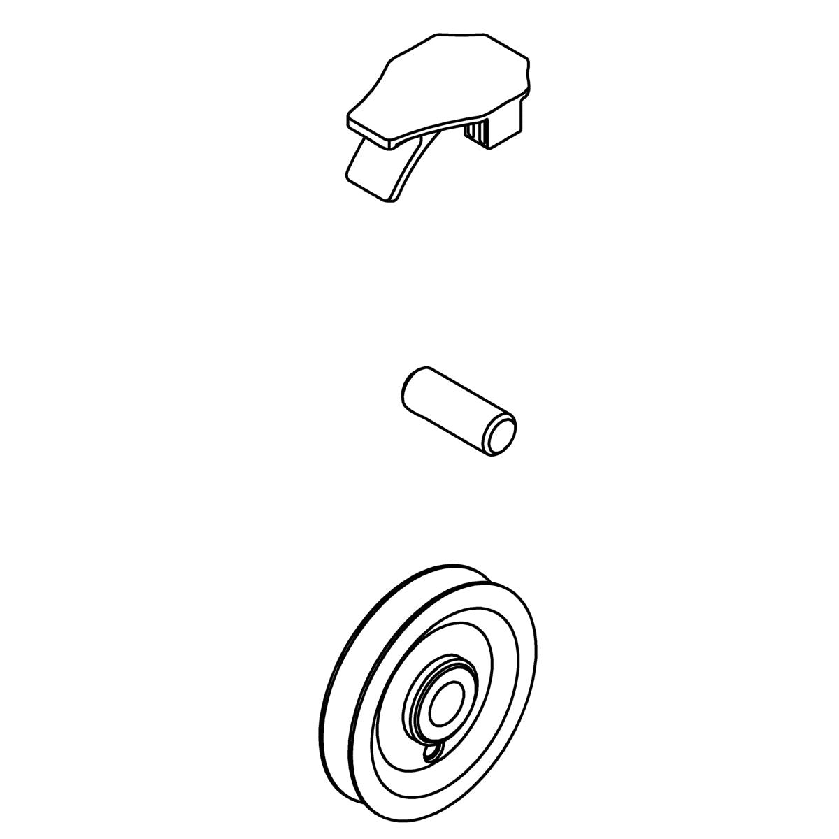 KOHLER Support Arm Wheel Kit, K-1431403