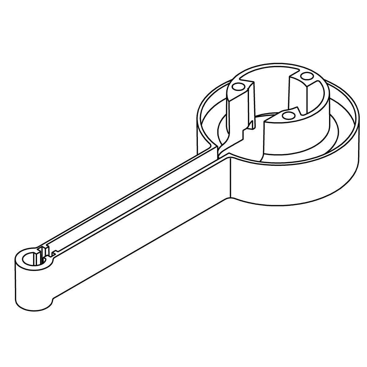 KOHLER Swing Arm Kit - Matte Black, K-1431408-BL