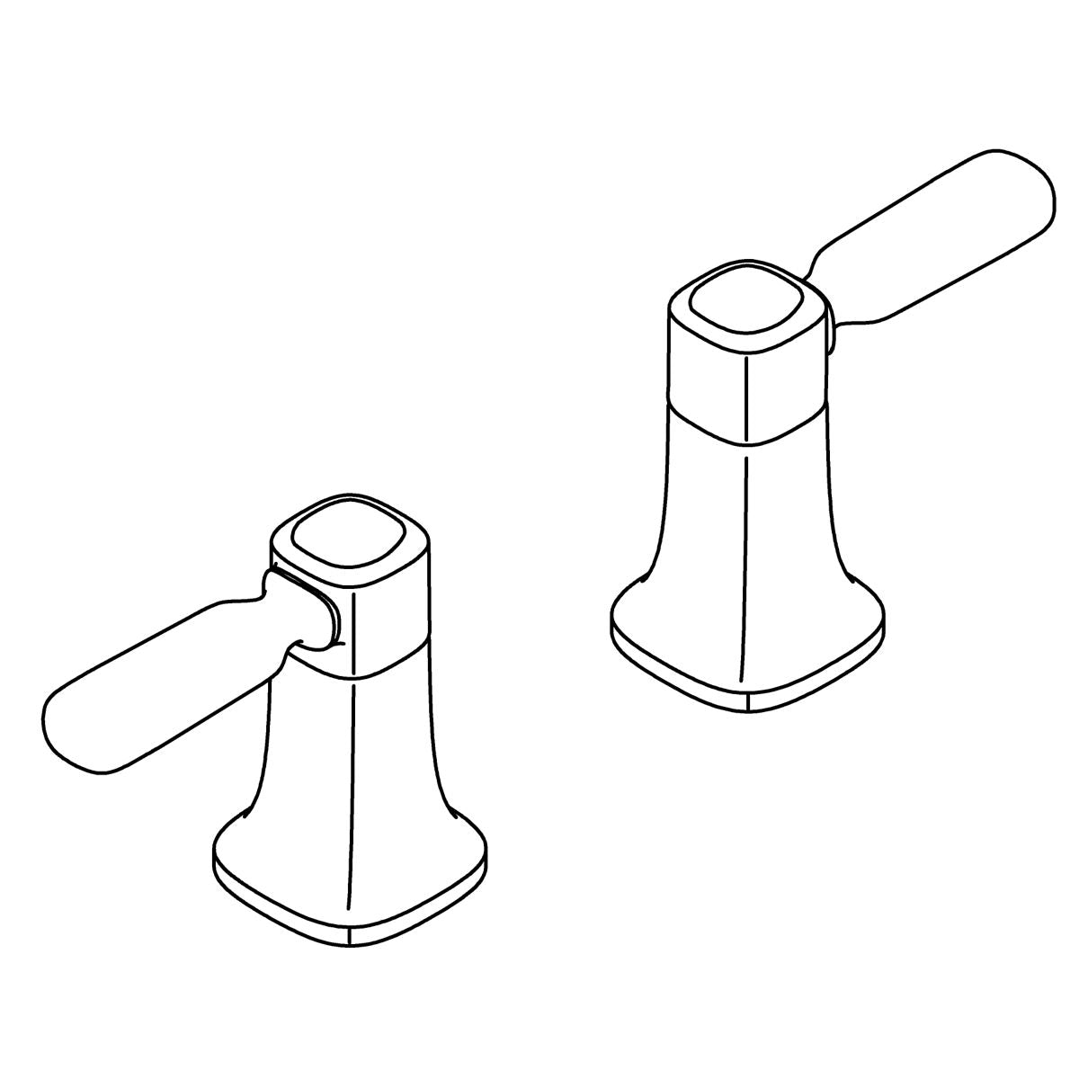 KOHLER Kit, Handle Assembly - Matte Black, K-1432126-BL