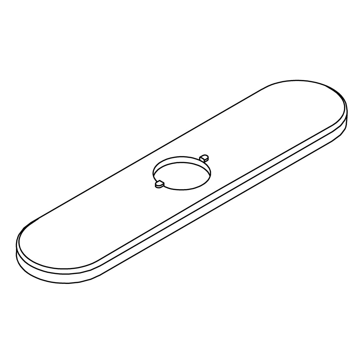 KOHLER Escutcheon Kit - Matte Black, K-1432857-BL