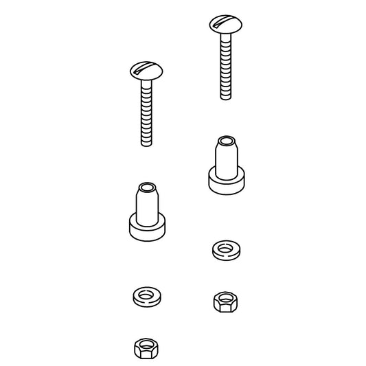 KOHLER Grommet, 2 Bolts Service Kit, K-1433803