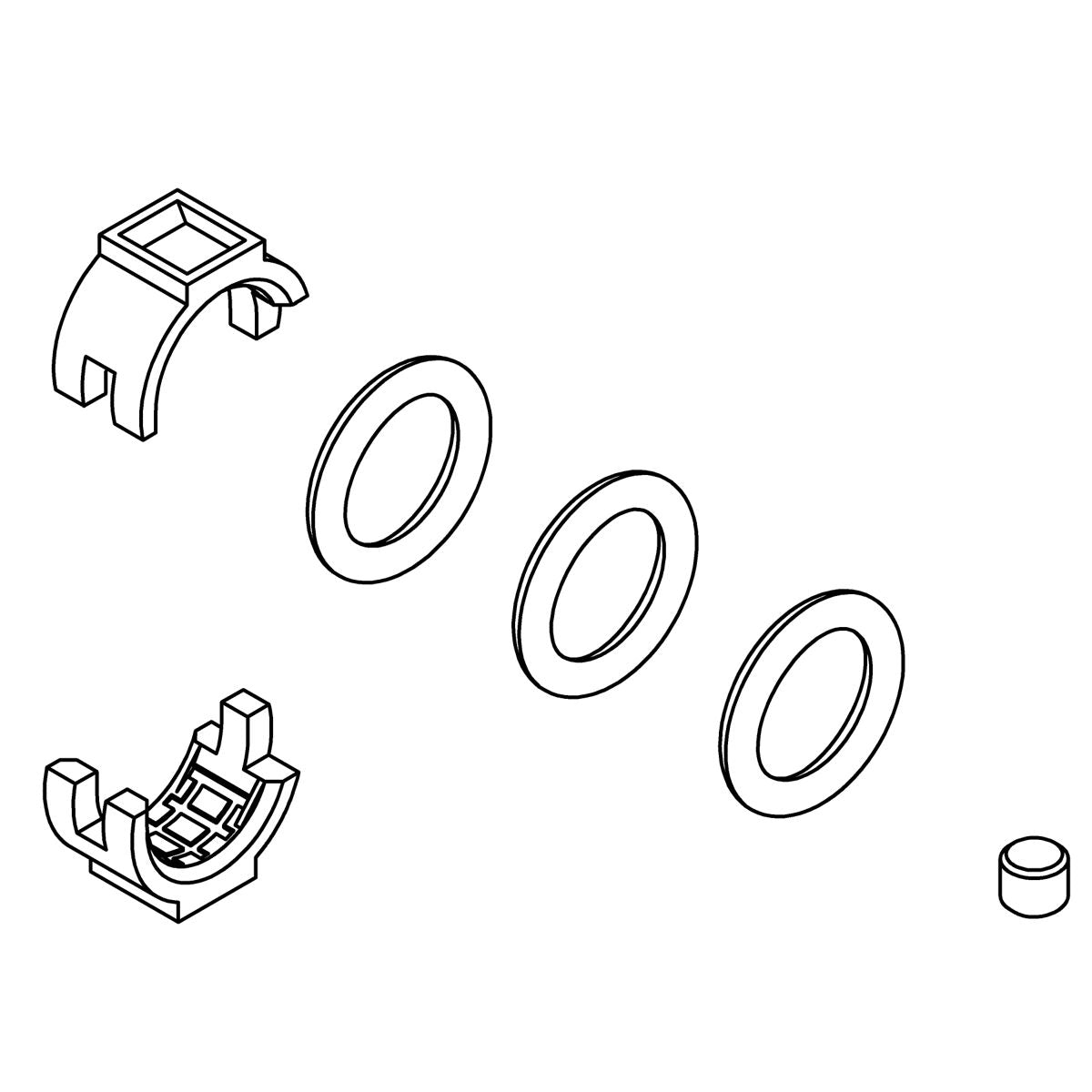 KOHLER Service Kit, Pipe Clamp, K-1433804
