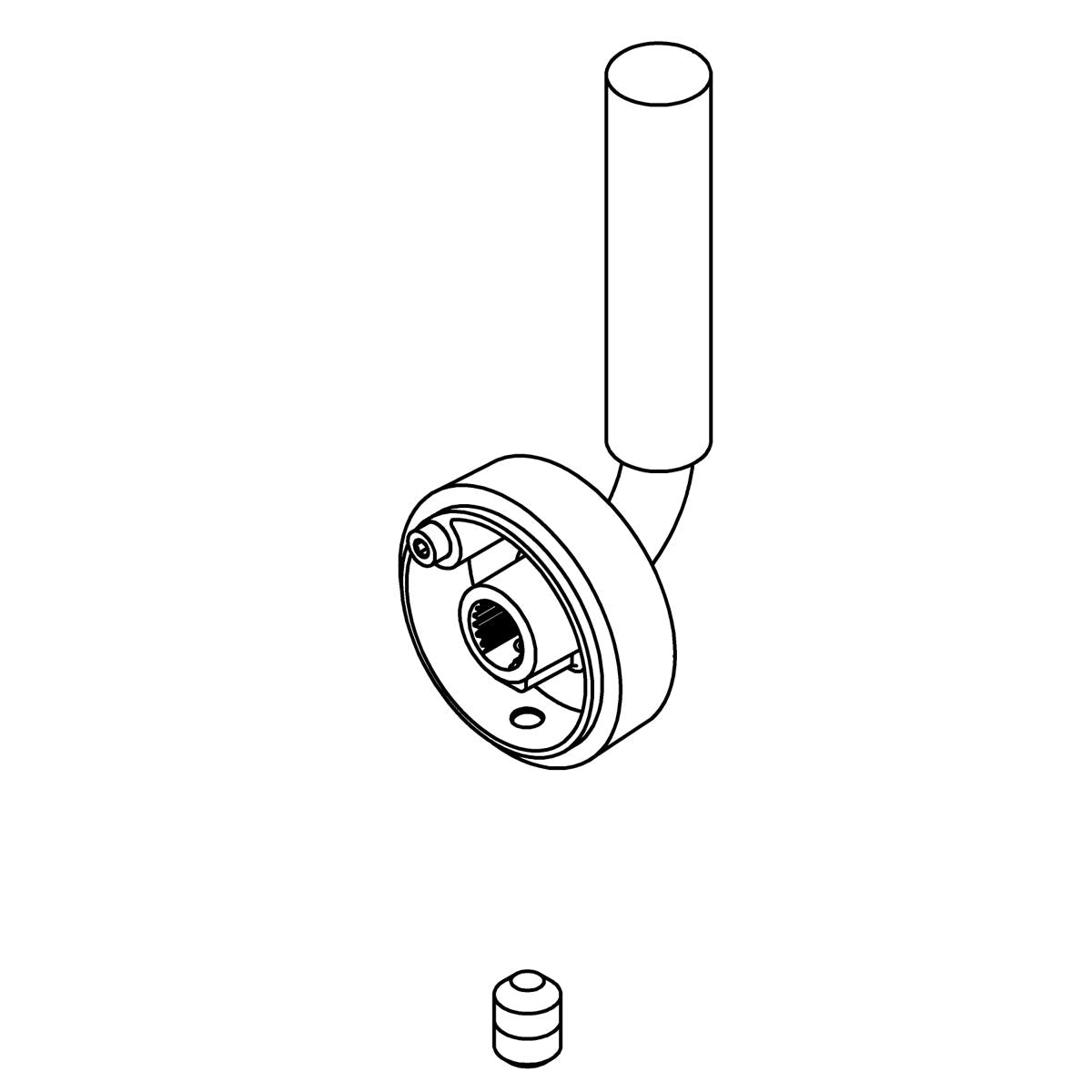 KOHLER Handle, Assembly - Polished Chrome, K-1433815-CP