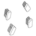 KOHLER Lid Bumper Kit - White, K-1434263-0