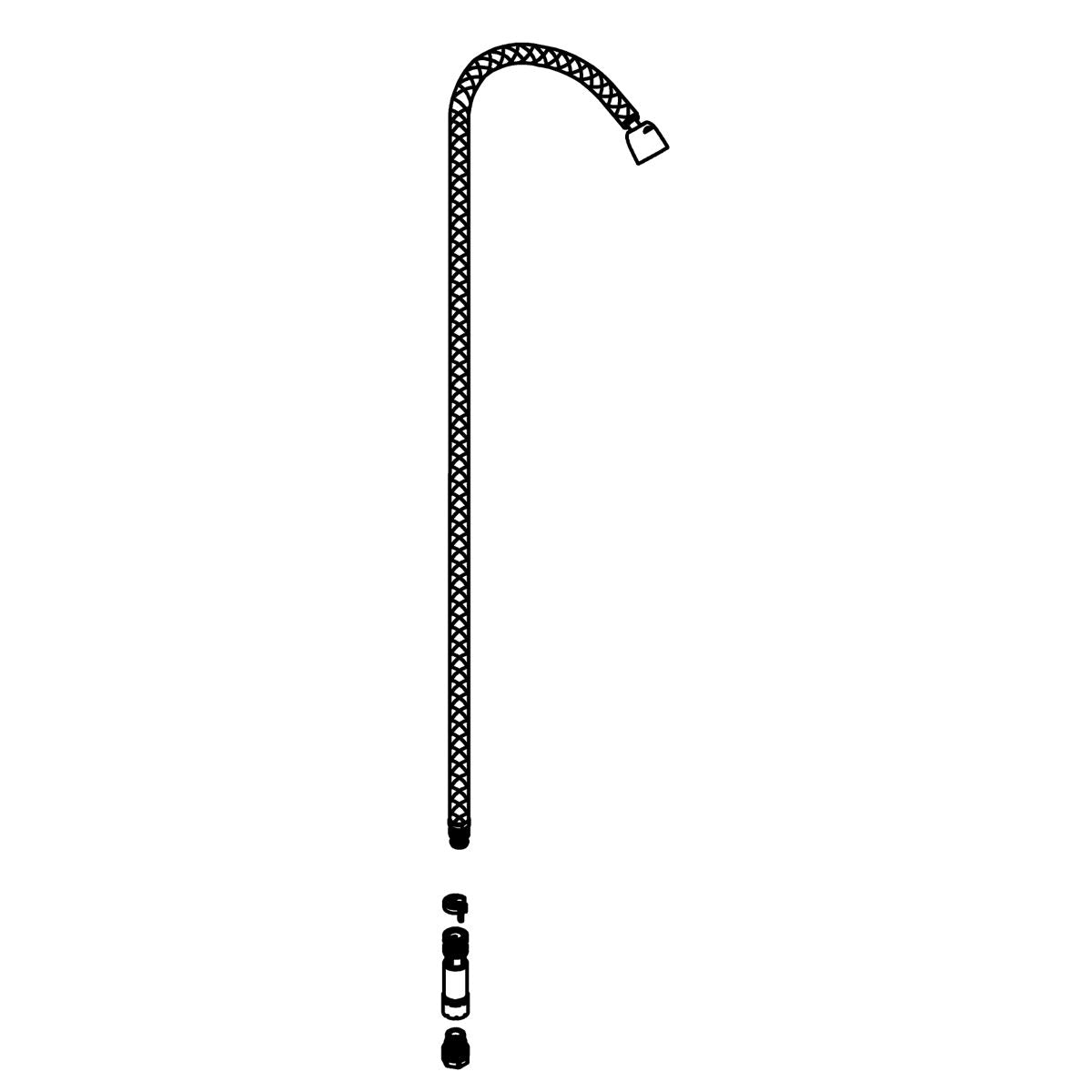 KOHLER Hose Kit - Polished Chrome, K-1434800-CP