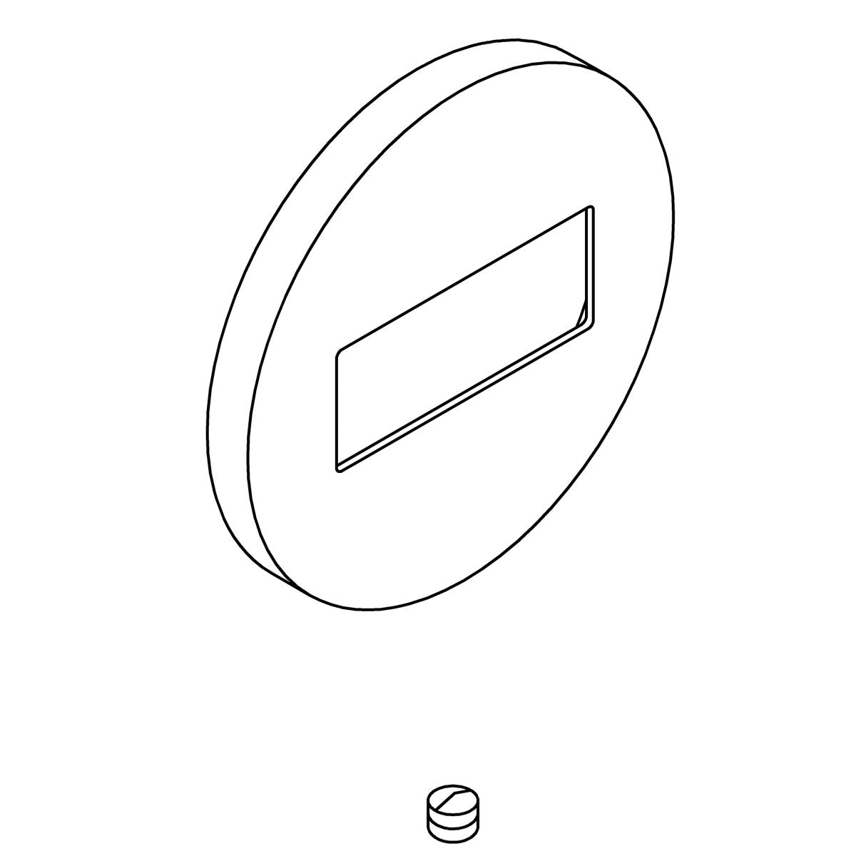 KOHLER Escutcheon Kit - Matte Black, K-1434949-BL