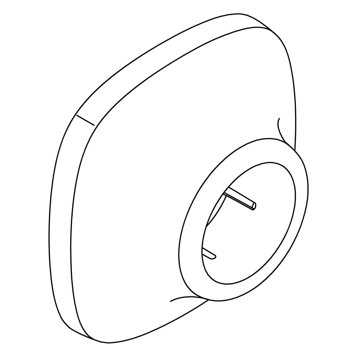 KOHLER Flange - Matte Black, K-1435632-BL