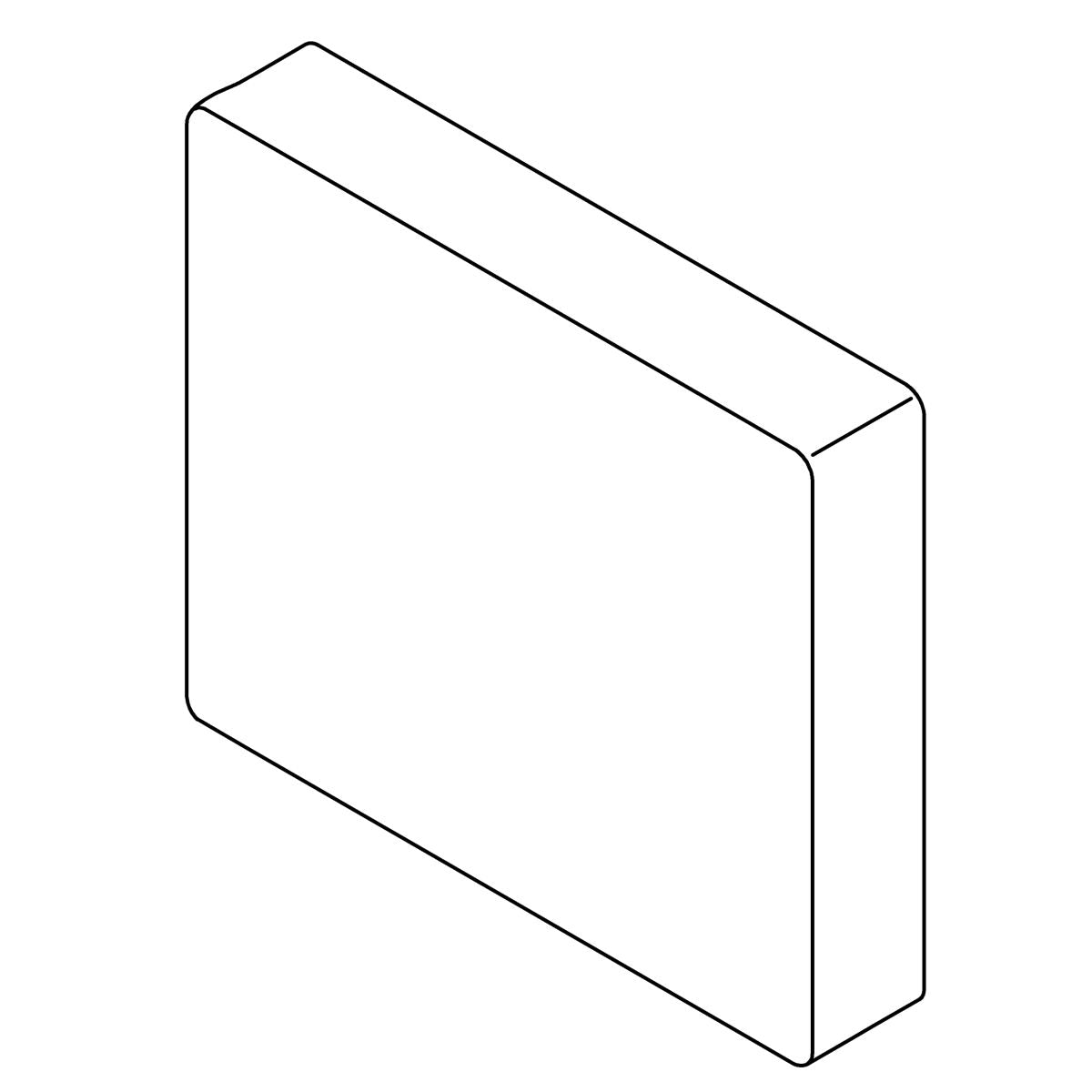 KOHLER End Cap, Sharp, K-1435785