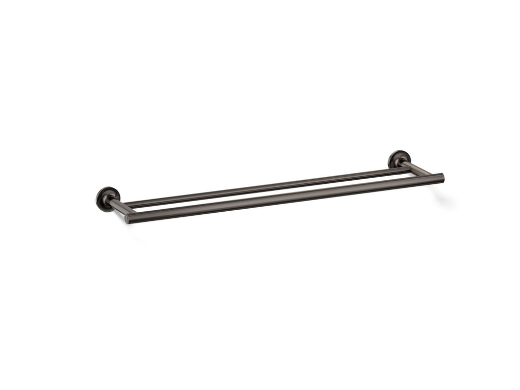 KOHLER K-14375-TT Purist 24" Double Towel Bar - Vibrant Titanium