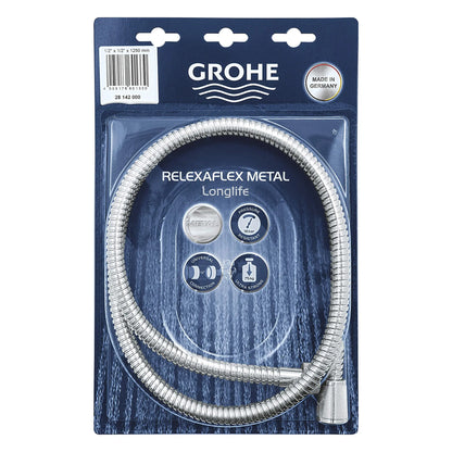 GROHE 28142000 49" Metal Longlife Shower Hose - Chrome