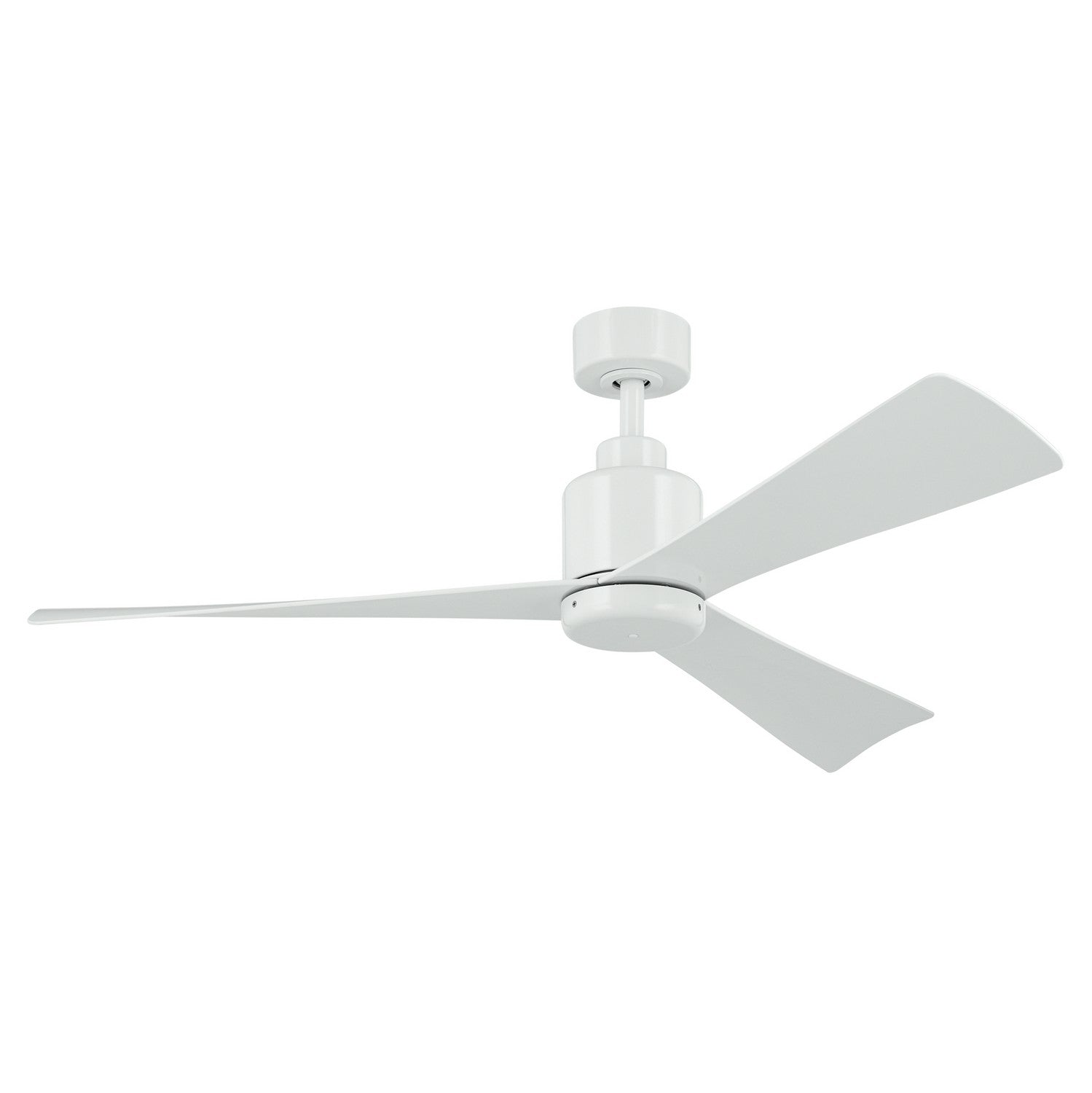 KICHLER 310452WH 52 Inch True Ceiling Fan In White With White Blades