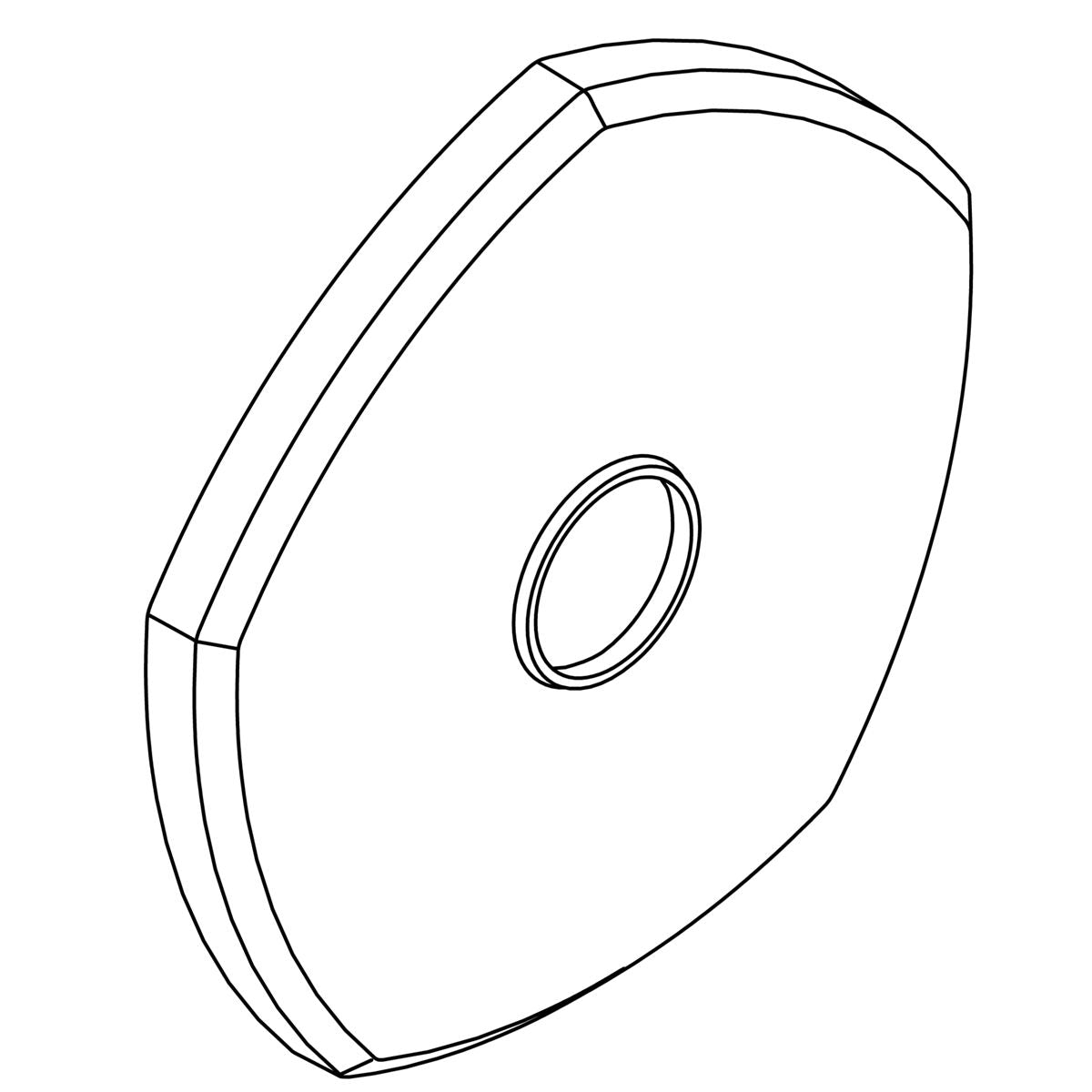 KOHLER Thermostatic Escutcheon - Matte Black, K-1439254-BL