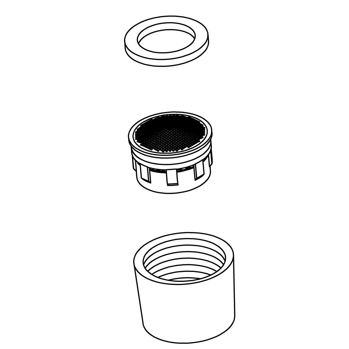 KOHLER Aerator Kit, 1.2 Gpm - Polished Chrome, K-1442108-CP